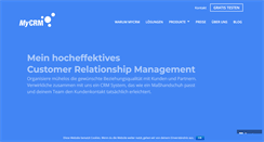 Desktop Screenshot of mycrm.de