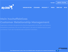 Tablet Screenshot of mycrm.de